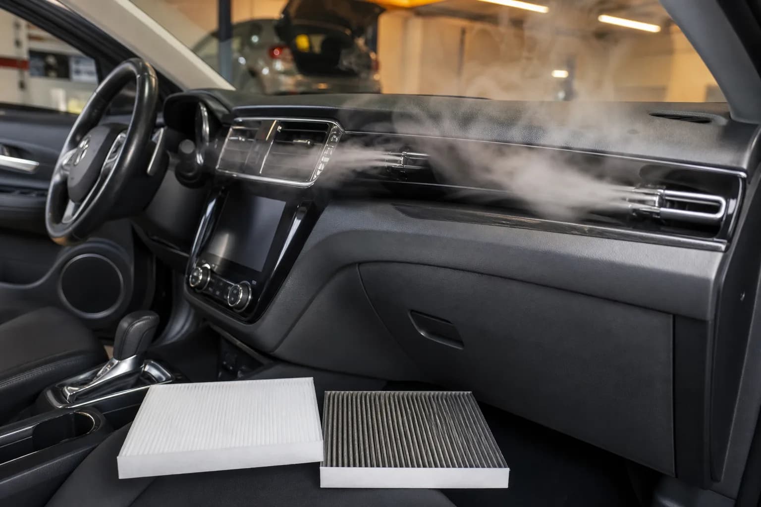 Higienização de ar-condicionado em Joinville na Ande Pneus & Auto Center